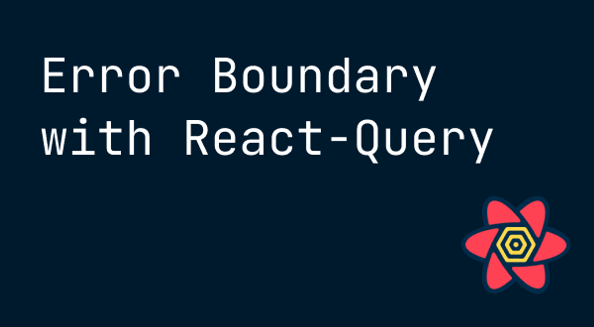 React-query 환경에서 효율적으로 오류 처리하기